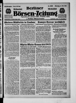 Berliner Börsen-Zeitung vom 17.05.1938