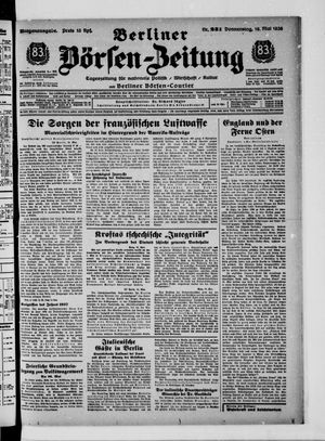 Berliner Börsen-Zeitung vom 19.05.1938