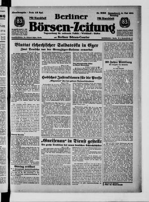 Berliner Börsen-Zeitung vom 21.05.1938