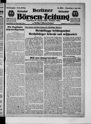 Berliner Börsen-Zeitung vom 02.06.1938