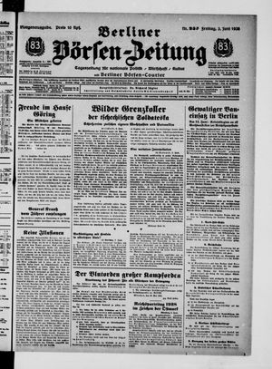 Berliner Börsen-Zeitung vom 03.06.1938