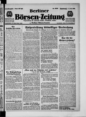 Berliner Börsen-Zeitung vom 04.06.1938