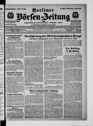 Berliner Börsen-Zeitung vom 08.06.1938