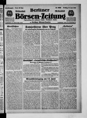 Berliner Börsen-Zeitung vom 10.06.1938