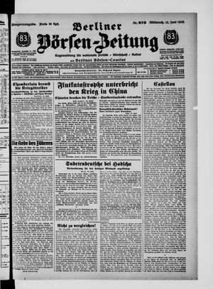Berliner Börsen-Zeitung vom 15.06.1938