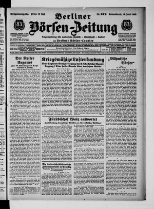 Berliner Börsen-Zeitung vom 18.06.1938