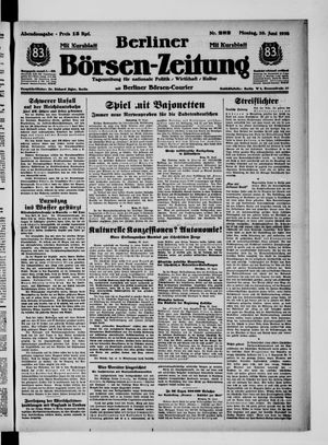 Berliner Börsen-Zeitung vom 20.06.1938