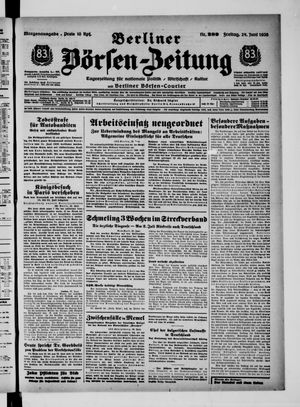 Berliner Börsen-Zeitung vom 24.06.1938