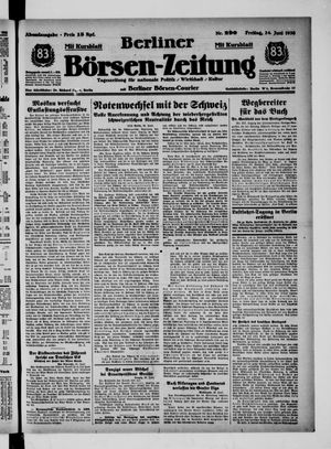 Berliner Börsen-Zeitung vom 24.06.1938