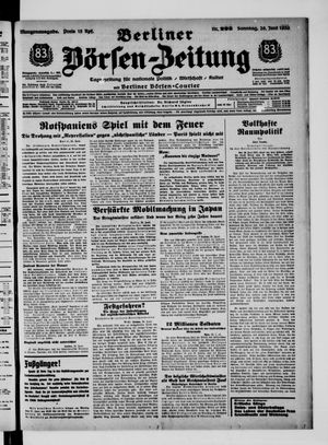 Berliner Börsen-Zeitung vom 26.06.1938