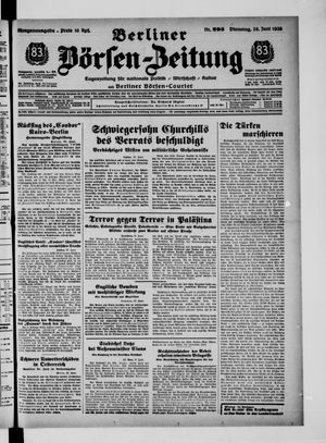 Berliner Börsen-Zeitung vom 28.06.1938