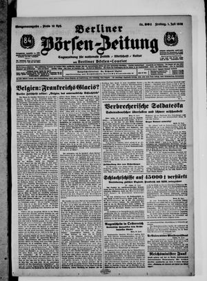 Berliner Börsen-Zeitung vom 01.07.1938