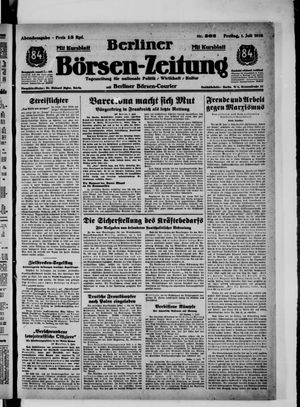 Berliner Börsen-Zeitung vom 01.07.1938