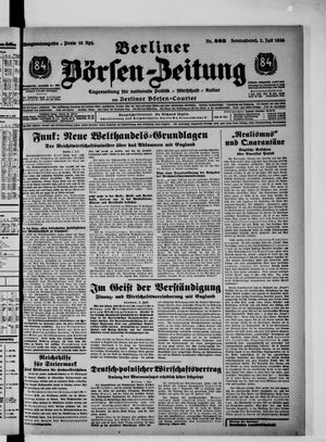 Berliner Börsen-Zeitung vom 02.07.1938