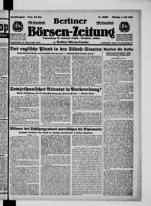 Berliner Börsen-Zeitung vom 04.07.1938