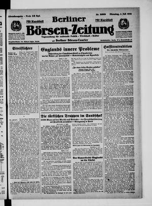 Berliner Börsen-Zeitung vom 05.07.1938