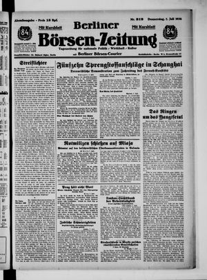 Berliner Börsen-Zeitung vom 07.07.1938