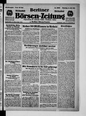 Berliner Börsen-Zeitung vom 12.07.1938