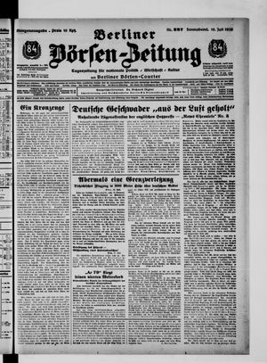 Berliner Börsen-Zeitung vom 16.07.1938