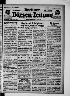 Berliner Börsen-Zeitung vom 19.07.1938