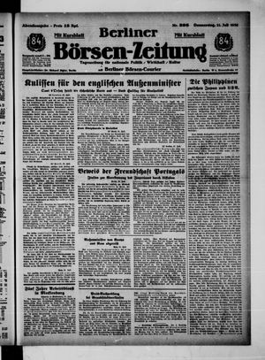 Berliner Börsen-Zeitung vom 21.07.1938