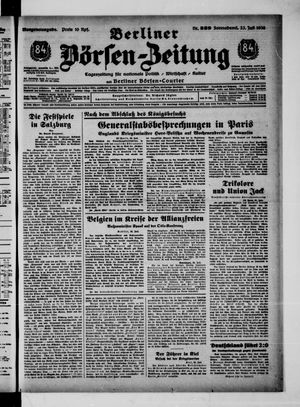 Berliner Börsen-Zeitung vom 23.07.1938