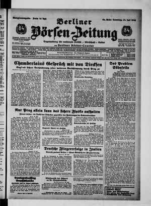 Berliner Börsen-Zeitung on Jul 24, 1938