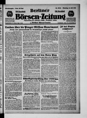 Berliner Börsen-Zeitung vom 26.07.1938