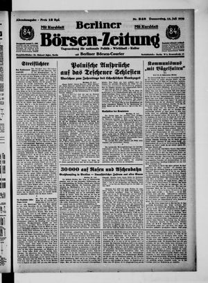 Berliner Börsen-Zeitung vom 28.07.1938