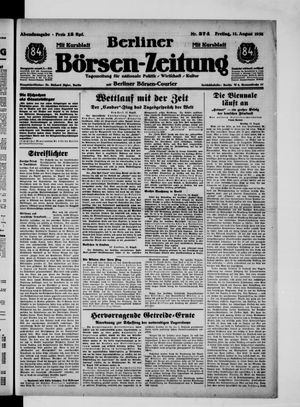 Berliner Börsen-Zeitung vom 12.08.1938