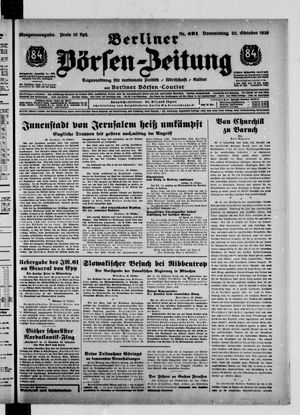 Berliner Börsen-Zeitung vom 20.10.1938