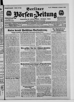 Berliner Börsen-Zeitung vom 04.01.1939