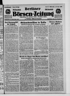 Berliner Börsen-Zeitung vom 04.01.1939