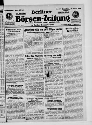 Berliner Börsen-Zeitung vom 28.01.1939