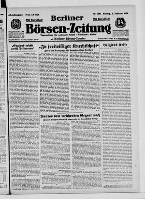 Berliner Börsen-Zeitung vom 03.02.1939