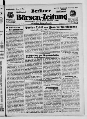 Berliner Börsen-Zeitung vom 11.02.1939