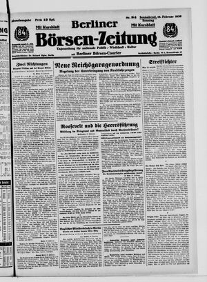 Berliner Börsen-Zeitung vom 18.02.1939