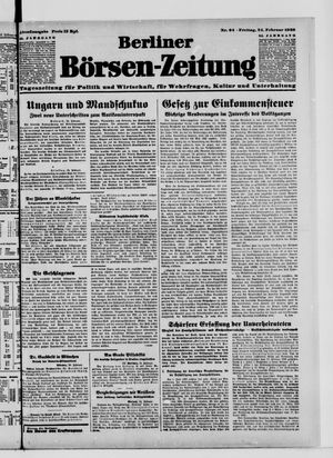 Berliner Börsen-Zeitung vom 24.02.1939