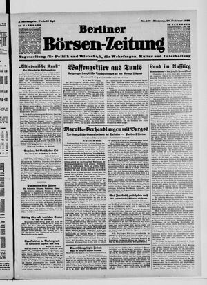 Berliner Börsen-Zeitung vom 28.02.1939