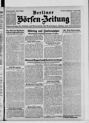 Berliner Börsen-Zeitung vom 04.03.1939