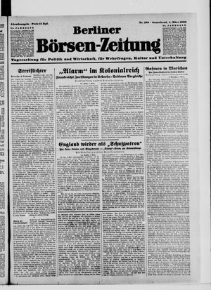 Berliner Börsen-Zeitung vom 04.03.1939
