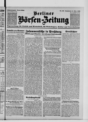Berliner Börsen-Zeitung vom 11.03.1939