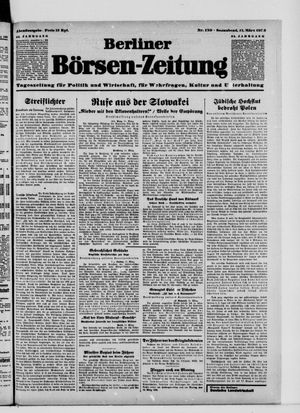 Berliner Börsen-Zeitung vom 11.03.1939