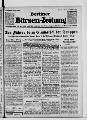 Berliner Börsen-Zeitung on Mar 15, 1939
