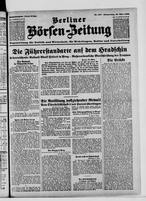 Berliner Börsen-Zeitung vom 16.03.1939