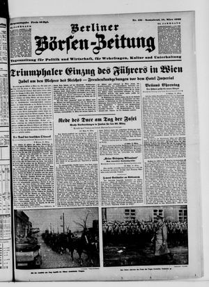 Berliner Börsen-Zeitung vom 18.03.1939