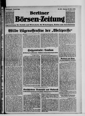 Berliner Börsen-Zeitung vom 20.03.1939