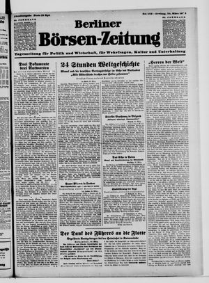 Berliner Börsen-Zeitung vom 24.03.1939