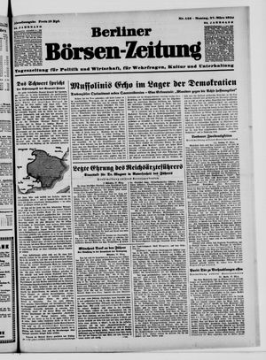 Berliner Börsen-Zeitung vom 27.03.1939