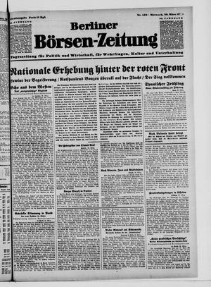 Berliner Börsen-Zeitung vom 29.03.1939